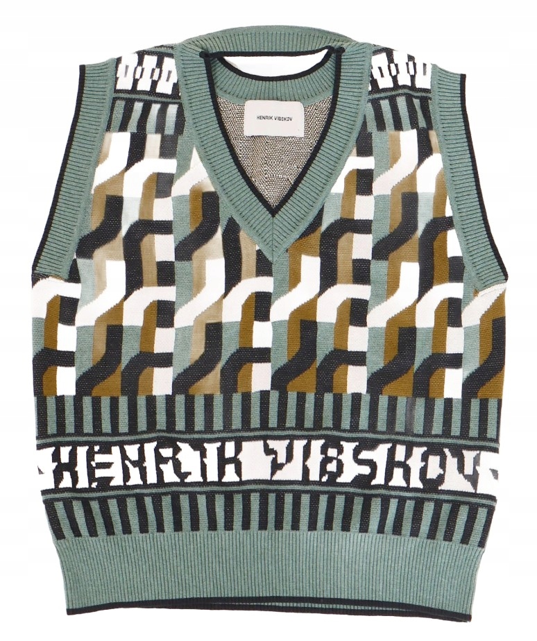 Henrik Vibskov Stamp Knit Vesta r. M
