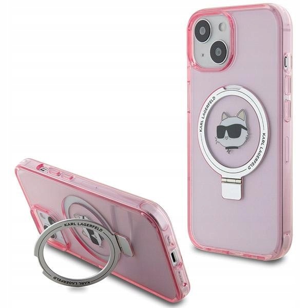 Karl Lagerfeld KLHMP15SHMRSCHP iPhone 15 14 13 6.1" różowy/pink ha