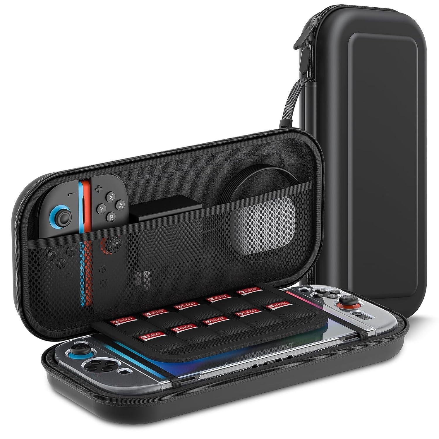 Etui Futerał Pokrowiec do Nintendo Switch 2 Kieszeń akcesoria i gry Walizka