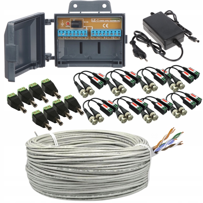 

Akcesoria Do 8 Kamer Analogowych (utp)