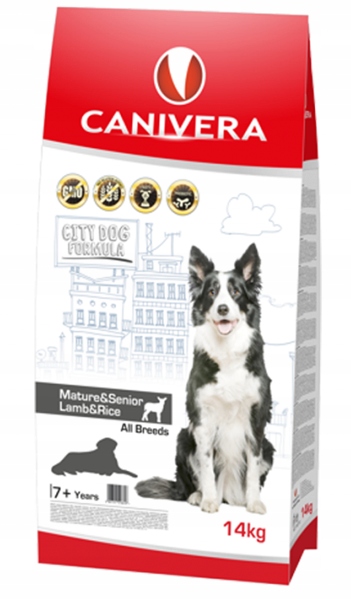Canivera Mature & Senior Lamb & Rice 14KG