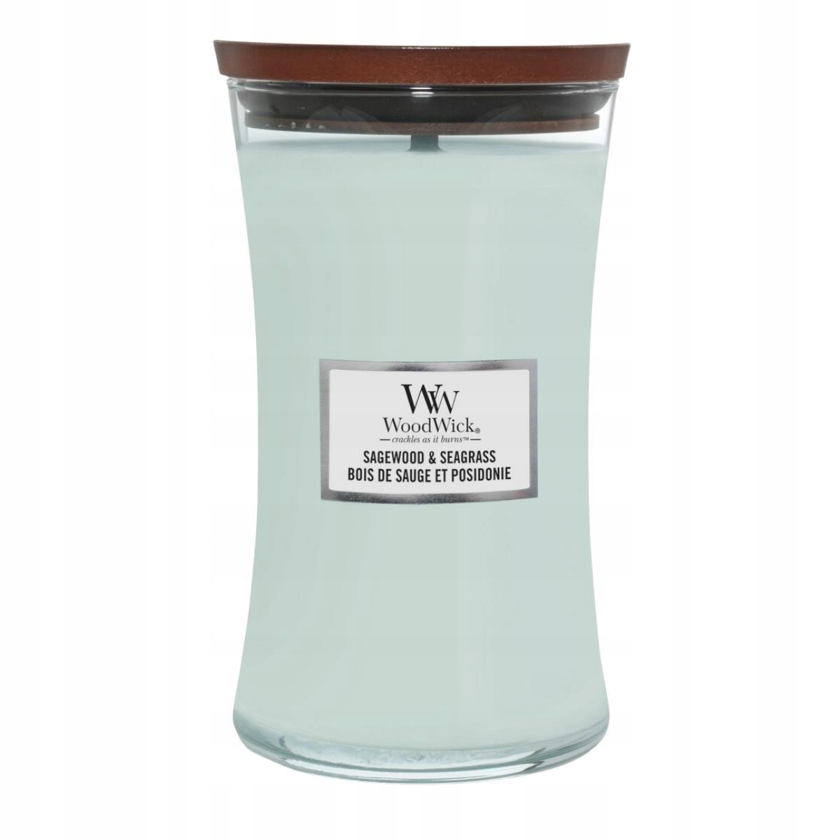 WoodWick Sagewood Seagrass svíčka velká 610 g dřevěný knot