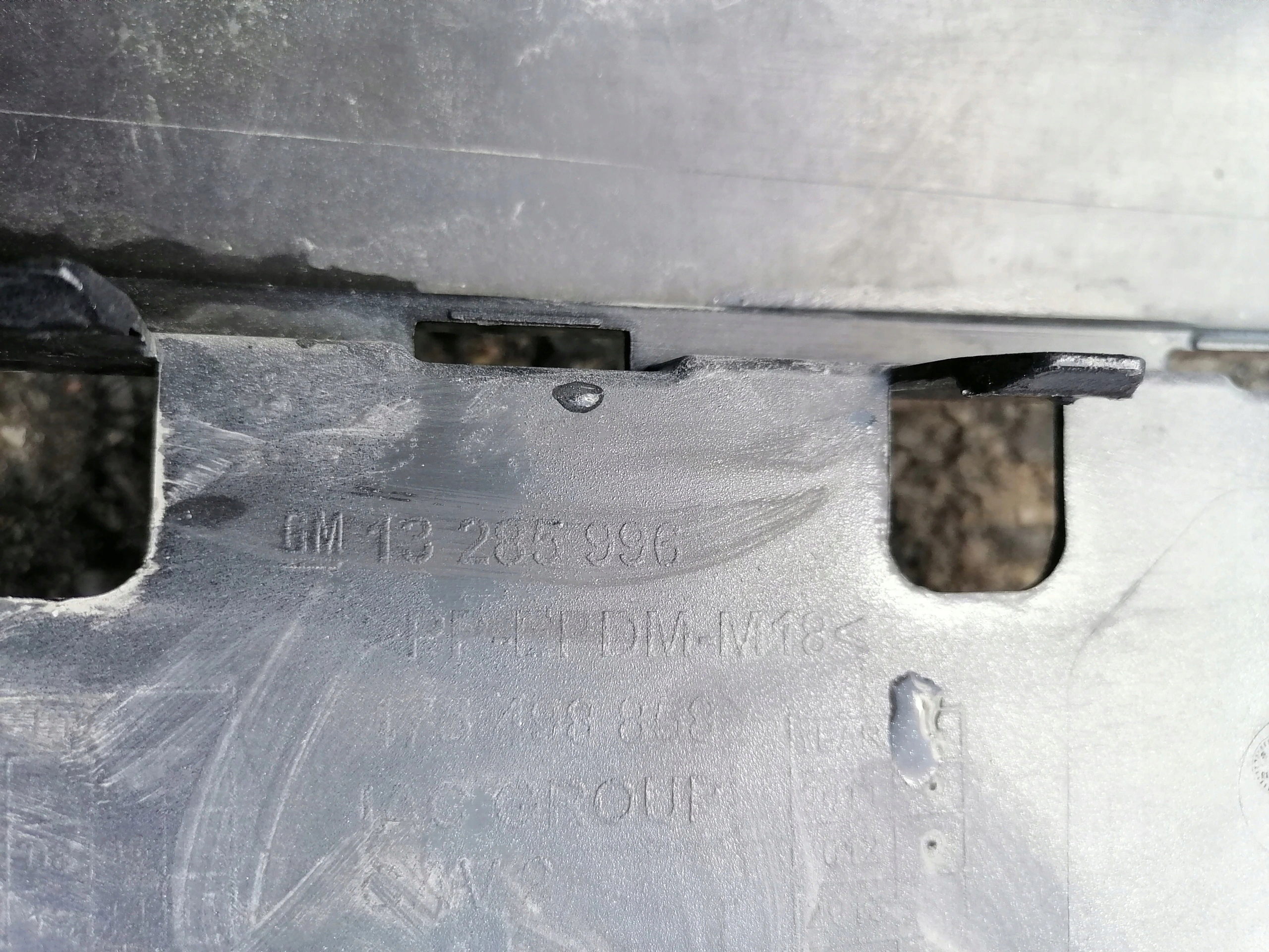 bumper front OPEL CORSA D LIFT 13285996