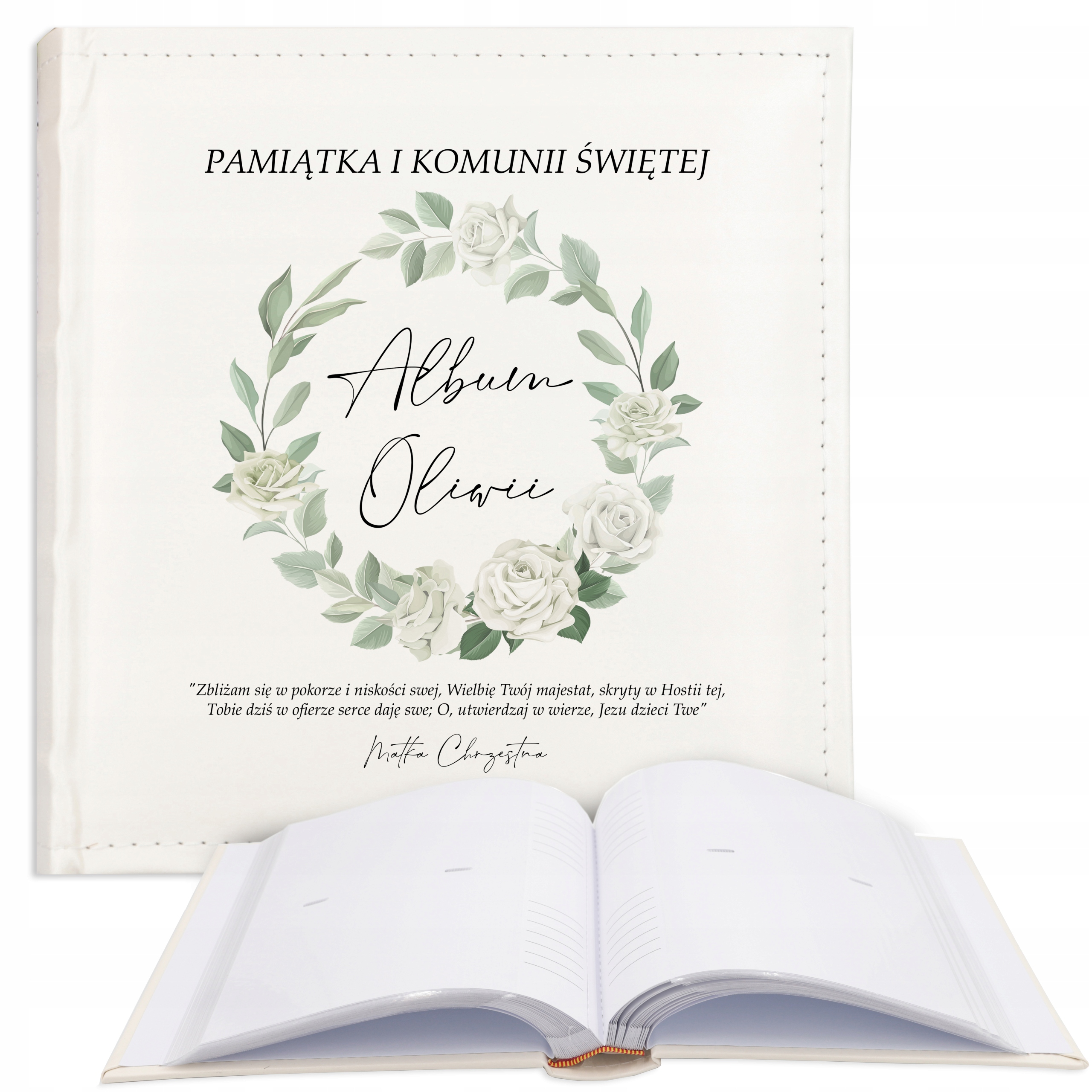 

Album Pamiątka Komunii Świętej Imię Od Chrzestnej