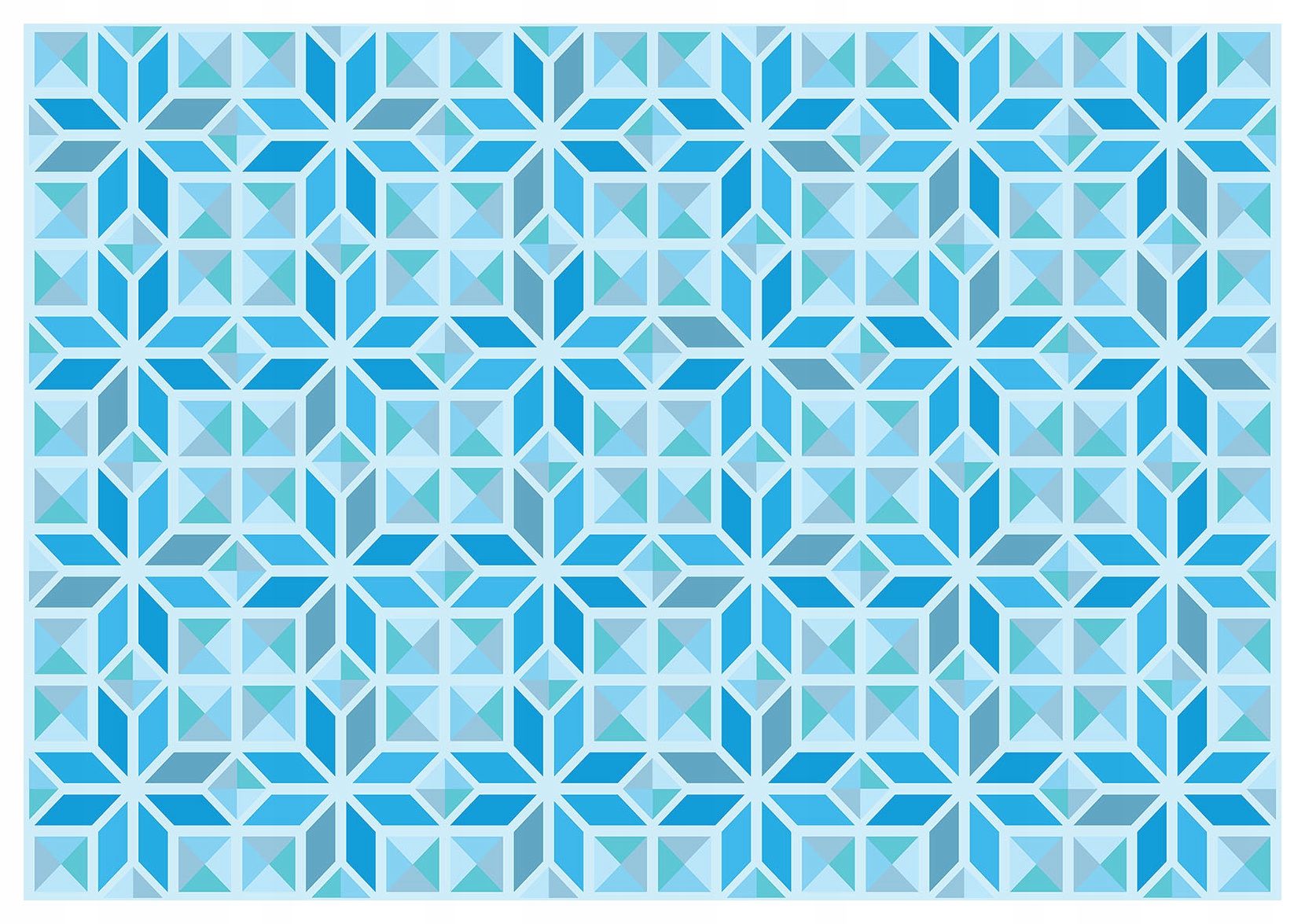 Fototapeta Geometrické vzory modré a bílé abstrakce 416x290 lepidlo