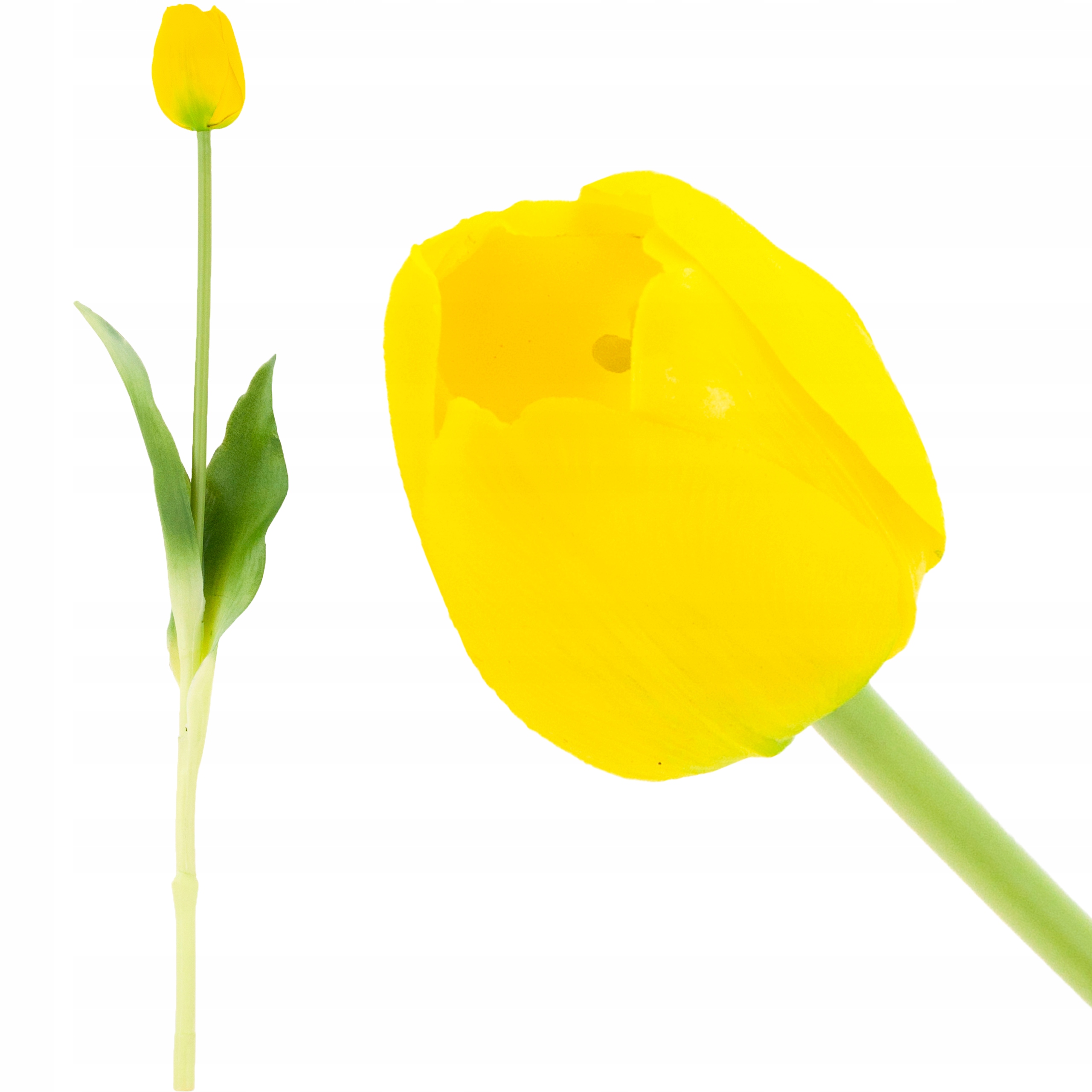 

Tulipan Sztuczny Gumowany Żółty Piękny Jak Żywy
