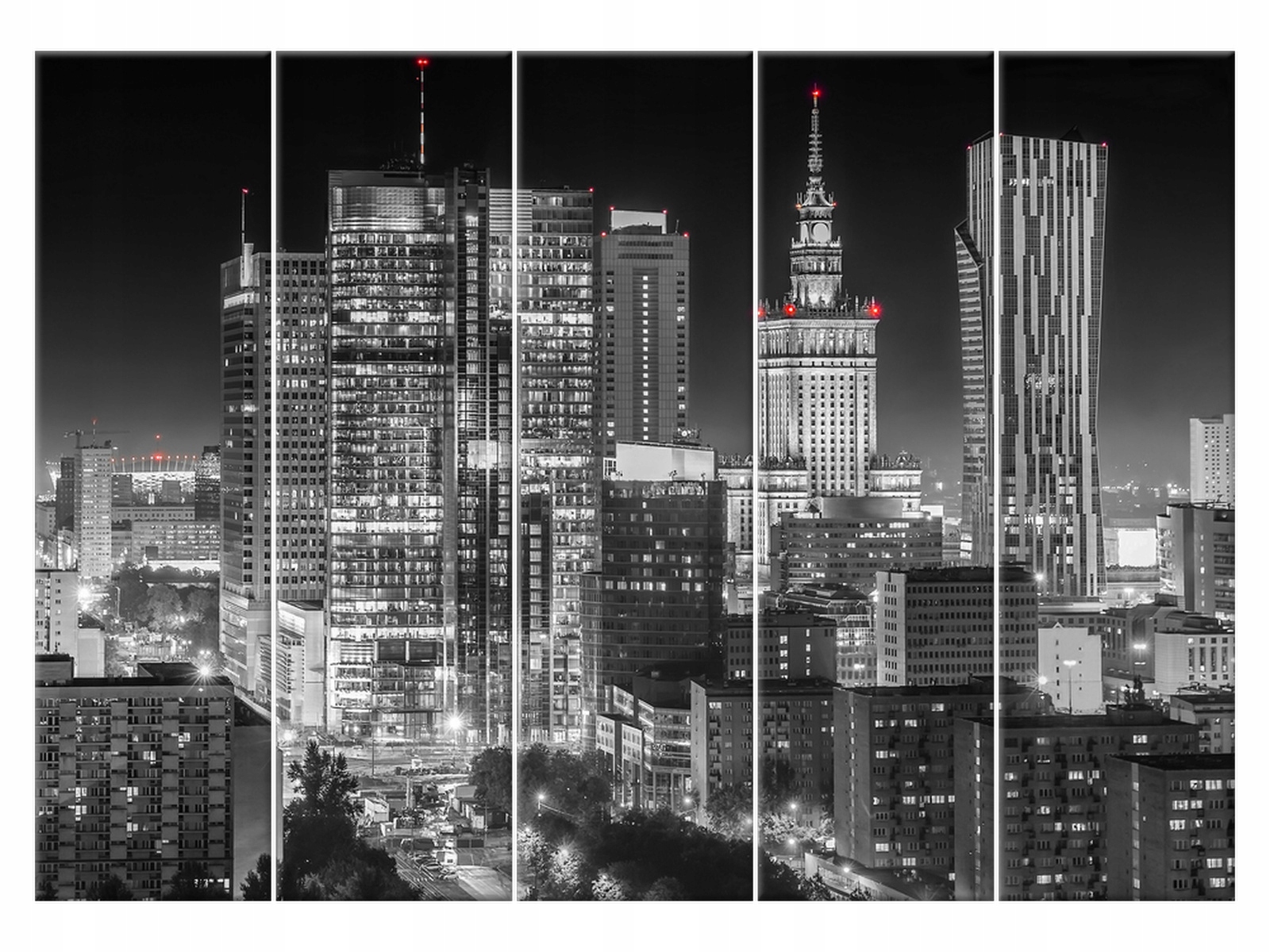 

Obraz 225x160 Architektura Warszawa nocą Warszawa