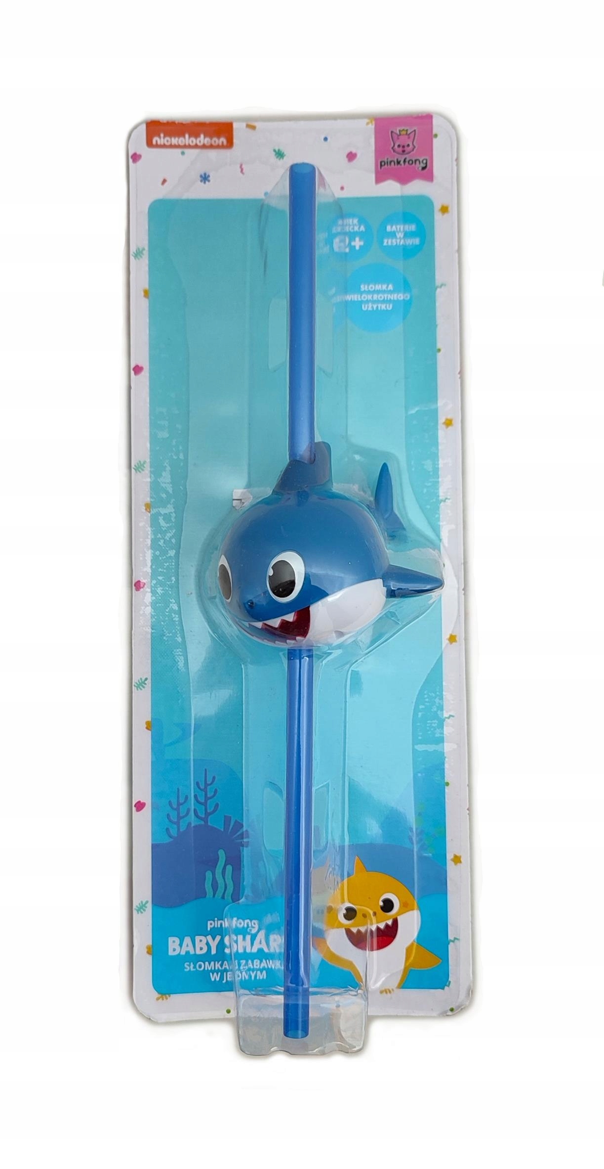 

Słomka z dźwiękiem Baby Shark Tata rekin