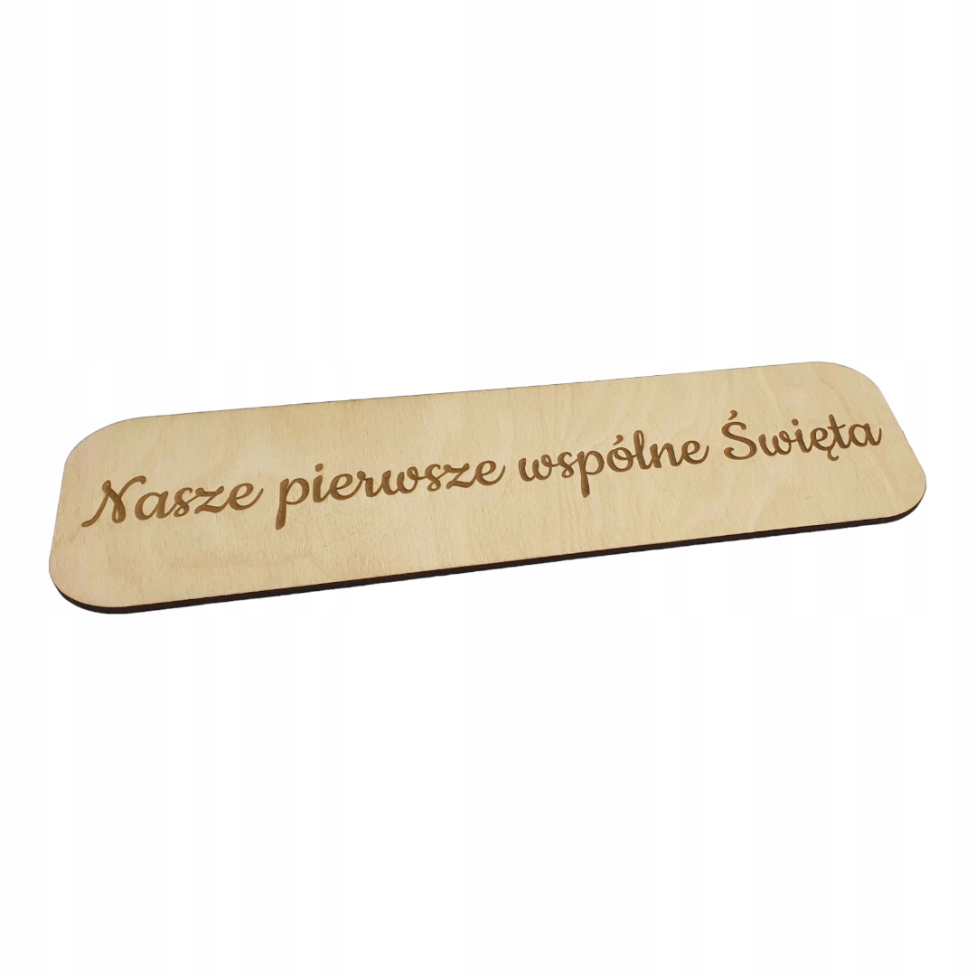 

Tabliczka z napisem z Twoim tekstem drewniana