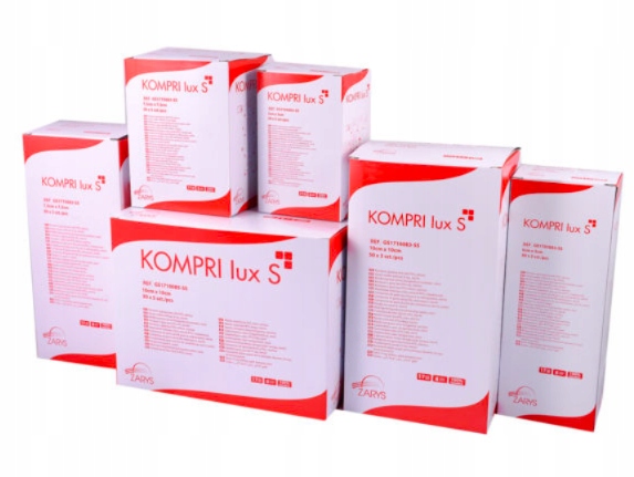 

Kompresy gazowe Jałowe 7,5x7,5cm 2szt Gaziki