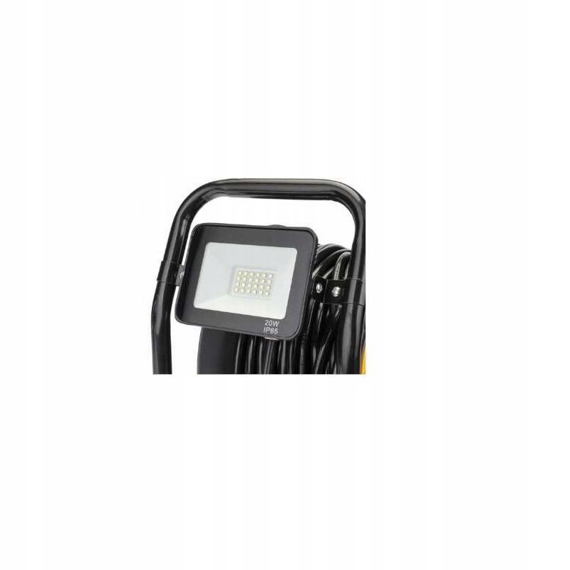 PRZEDŁUŻACZ BĘBNOWY 30M NA BĘBNIE BUDOWLANY + LED Materiał izolacji guma