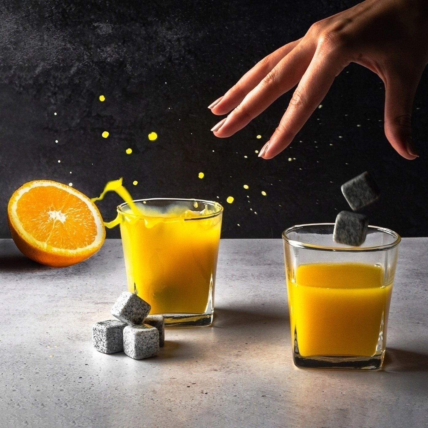 Kamienne kostki do whisky KonigHOFFER 9 sztuk Kod producenta 6342211