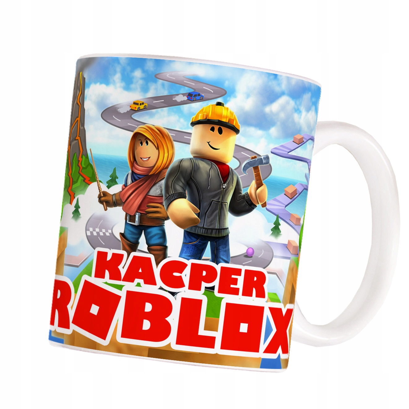 

Kubek Roblox z imieniem dziecka