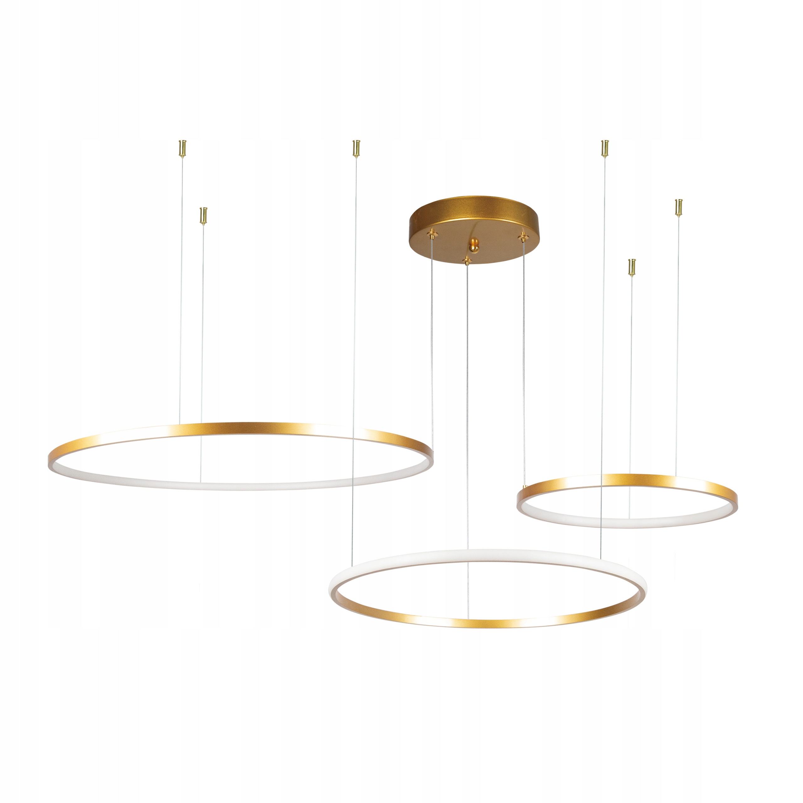 Závesná lampa Ledmoon Ring 3 – svetelné body, integrovaný Led zdroj