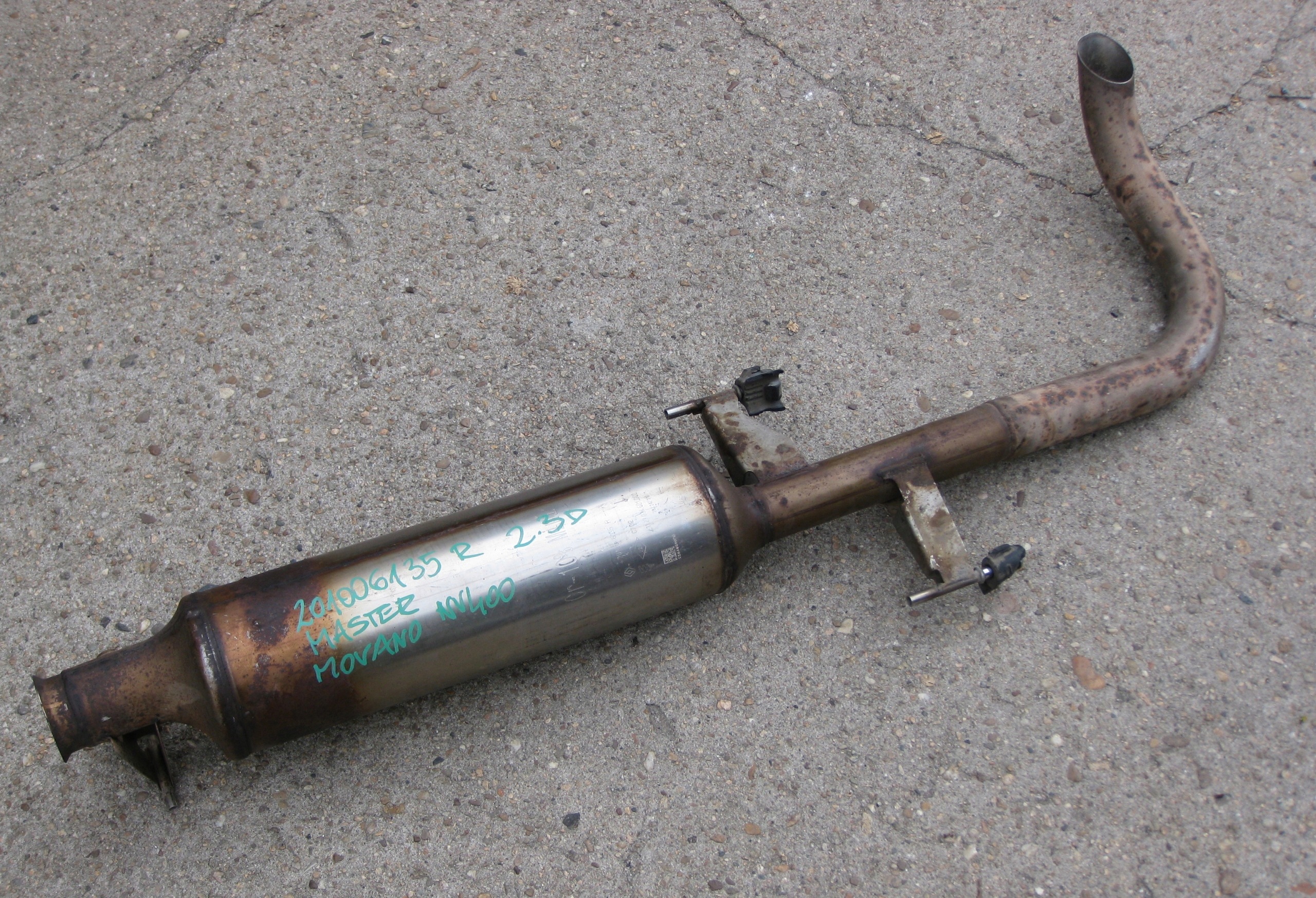 RENAULT MASTER III LIFT 2.3DCI TLUMIK catalyst DPF exhaust pipe 201005105R