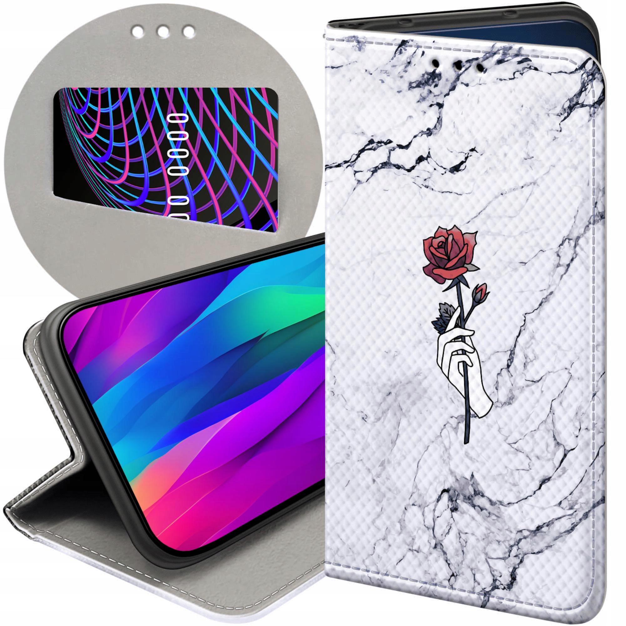 Etui Z Klapką Do Honor MAGIC7 Pro Damskie Kobiece Stylowe Futerał