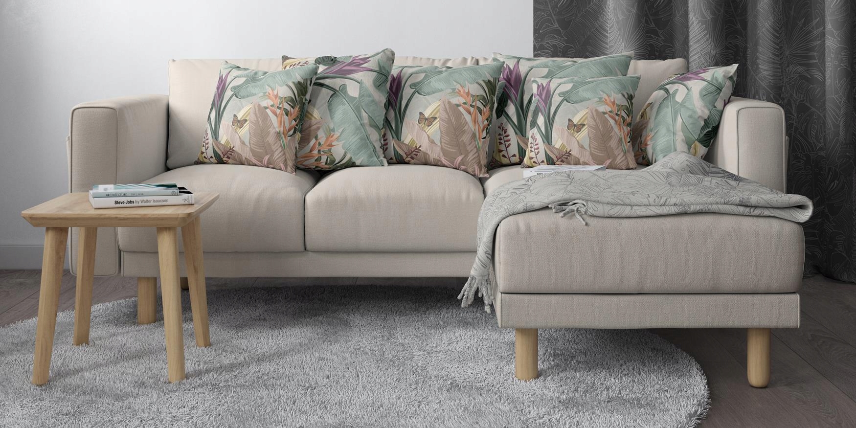 POSZEWKA NA PODUSZKĘ DEKORACYJNA 45x45 JASIEK 157 Rodzaj zapięcia zamek błyskawiczny