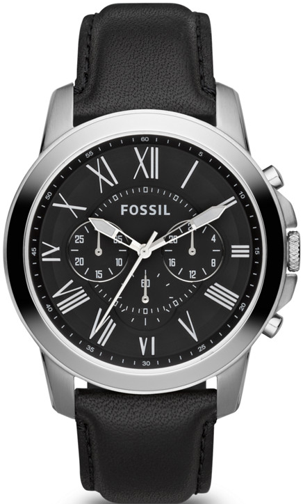 Pánské hodinky Fossil Grant Leather Fossil-FS4812