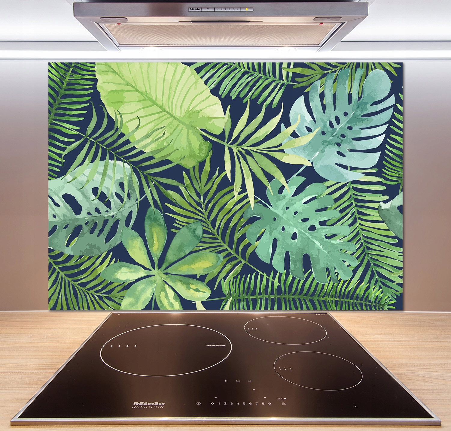 

Panel do kuchni Tropikalne liście 100x70 cm + Klej