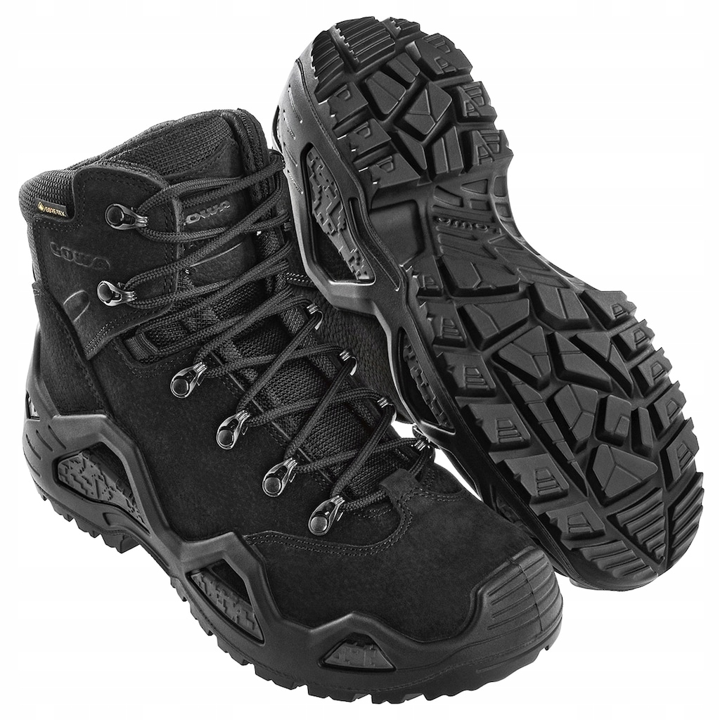 Pánské vojenské taktické horské trekové boty Lowa Z-6N Gtx C Black 47