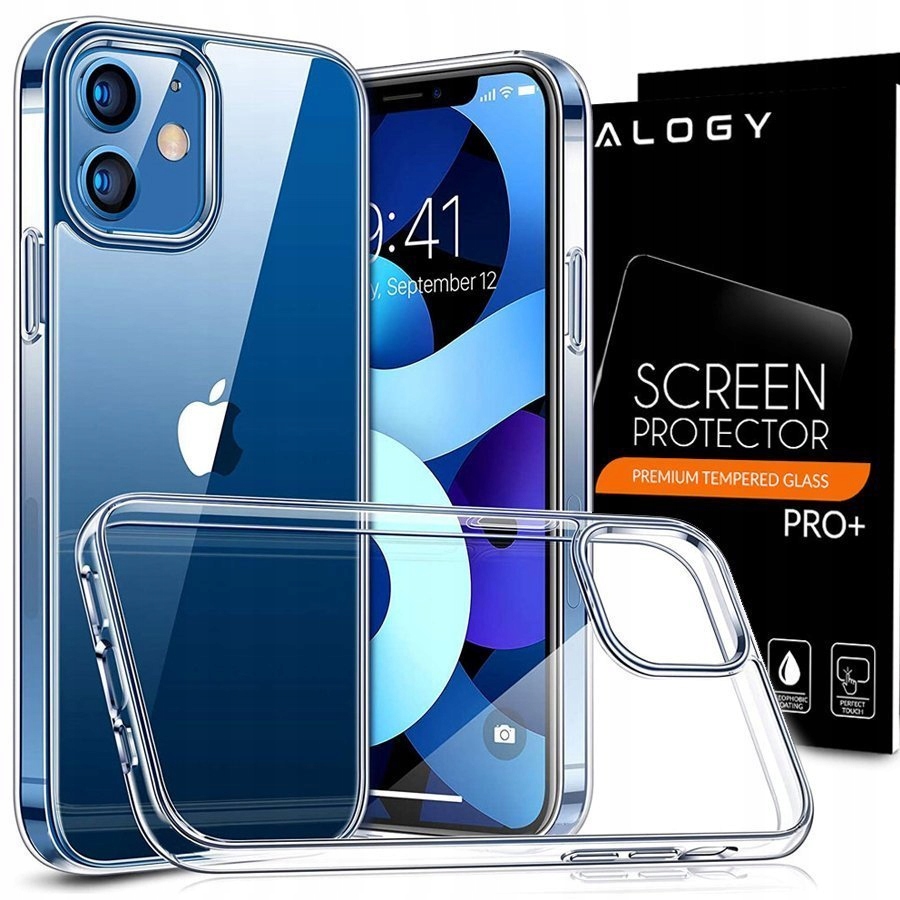 

Etui Silikonowe Obudowa Do Iphone 12 Mini + Szkło