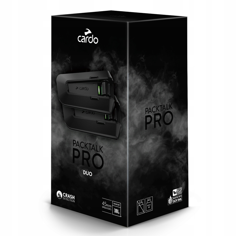 Interkom Cardo Packtalk Pro Duo sada pro dvě helmy
