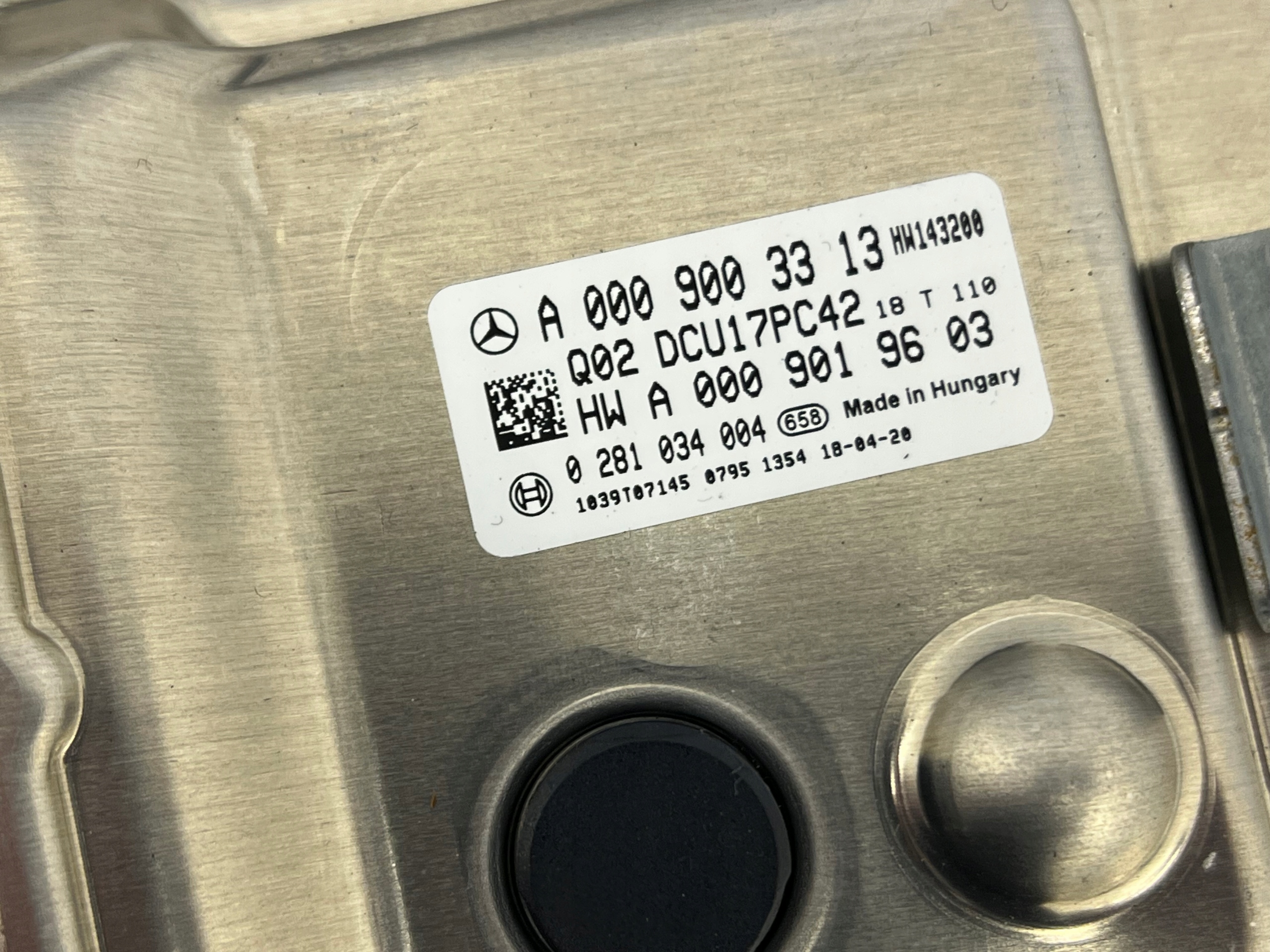 module control unit ADBLUE MERCEDES W222 W205 W253 0281034004 A0009003313