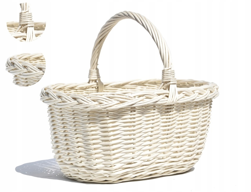 Polský nákupní košík s košíkem na houby Dárek