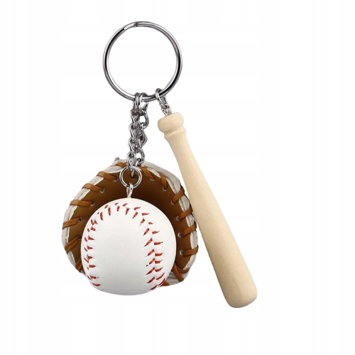 

Brelok Baseball "isty Kij Piłka Rękawica Bat