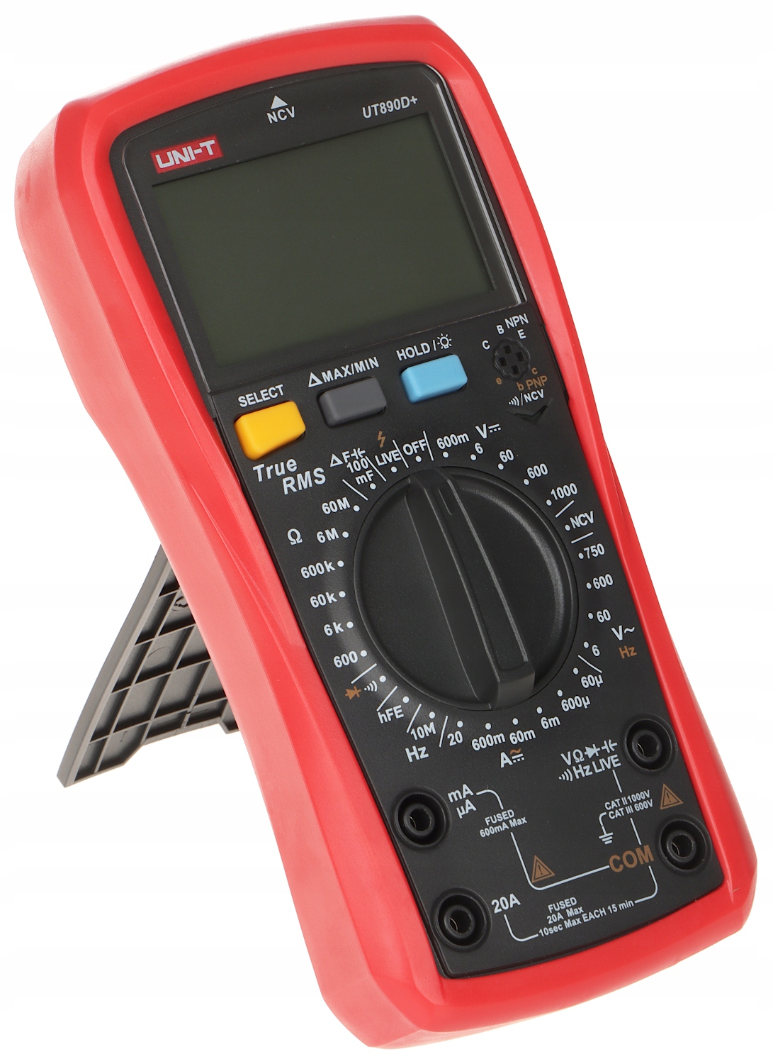 MIERNIK NAPIĘCIA PRĄDU REZYSTANCJI POJEMNOŚCI CZĘSTOTLIWOŚCI UT-890D+ UNI-T EAN (GTIN) 5901890059978