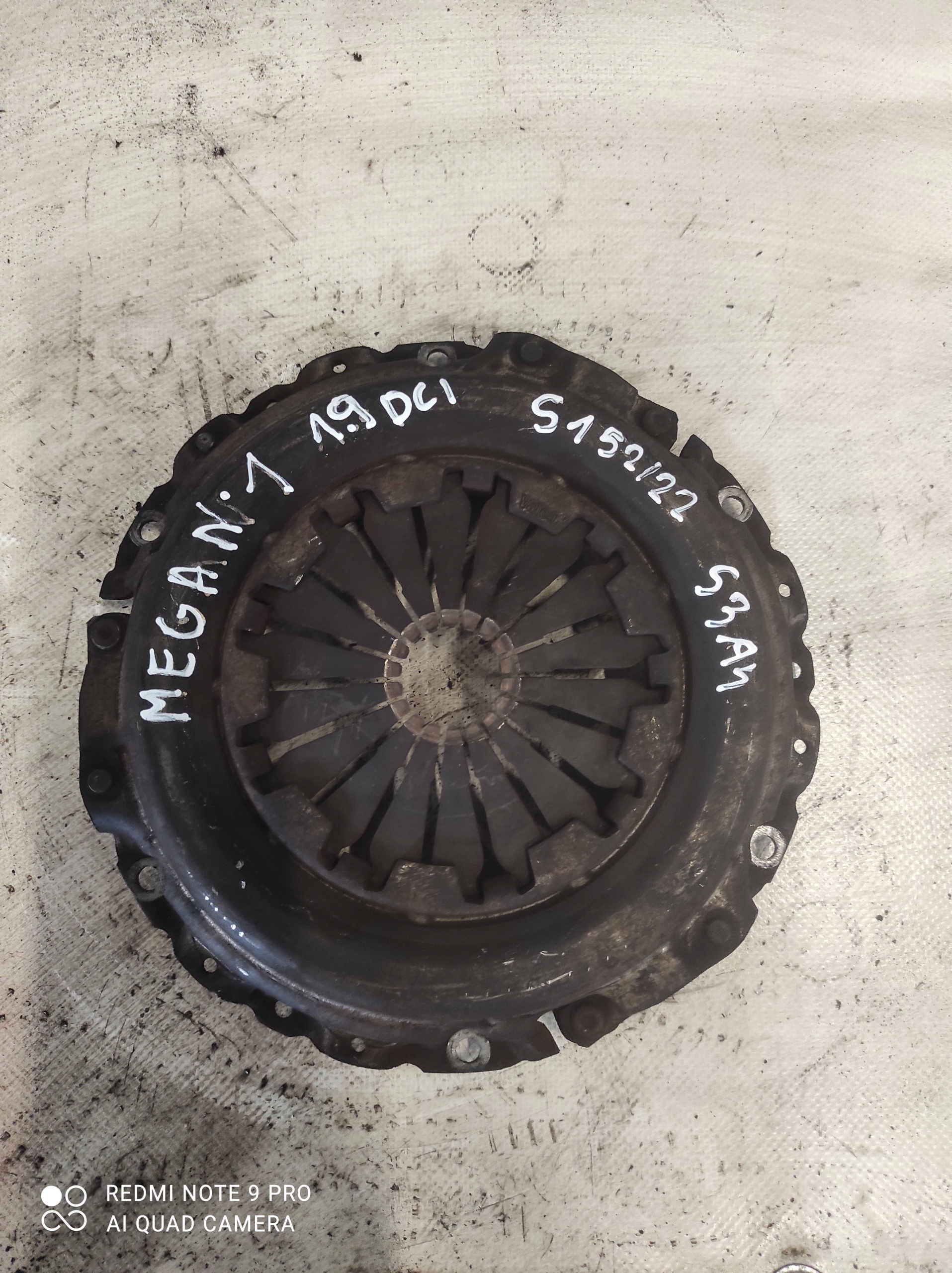 de pression Embrayage Renault Megane 1 1.9 D