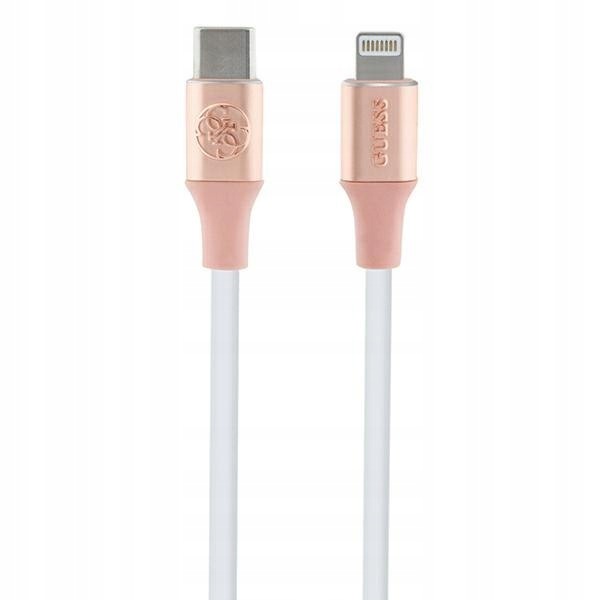 Guess Gucllalrgdp kabel Usb-c -Lightning 1.5m Fast Charging różowy/pink Ebo