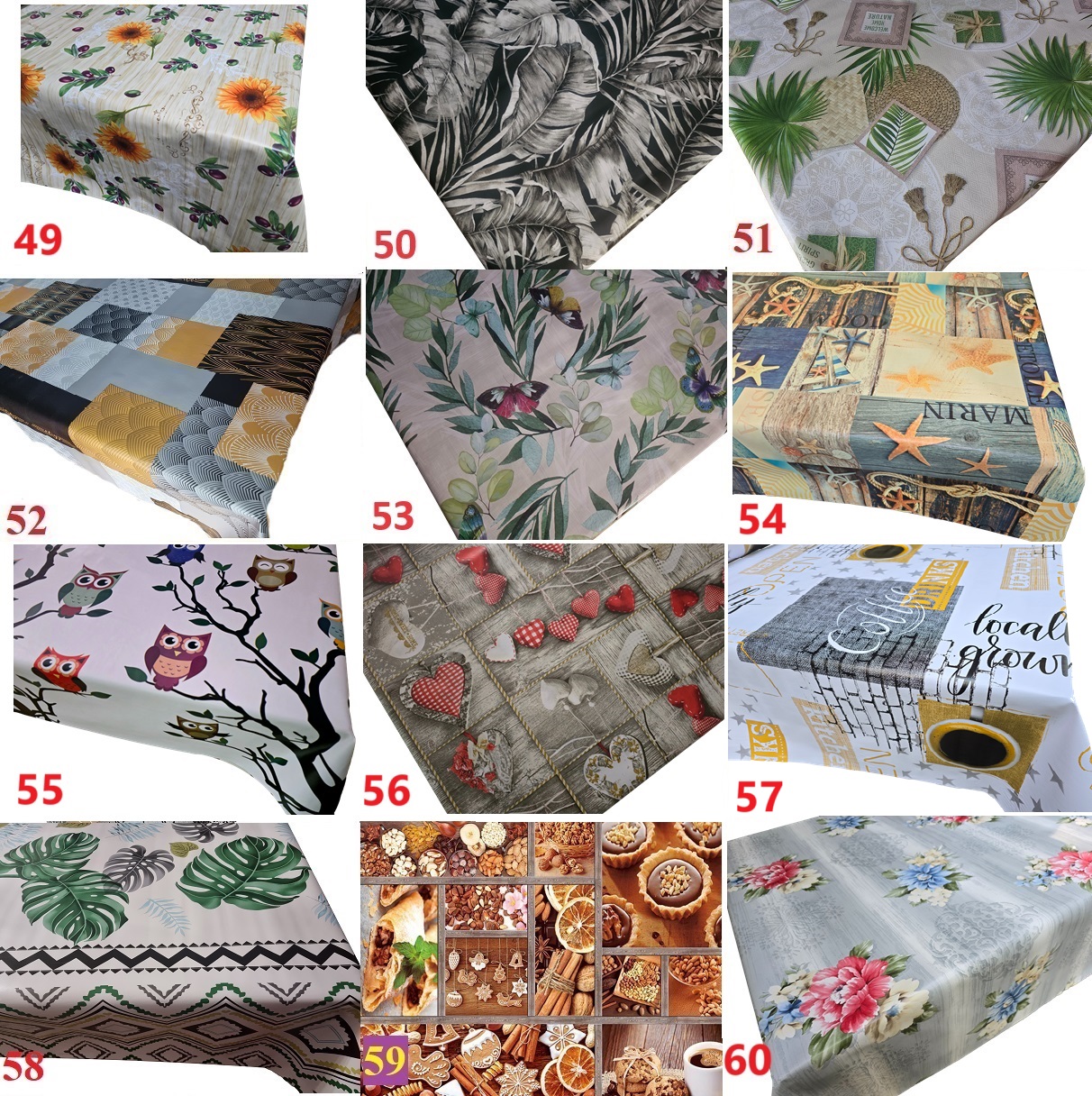 CERATA OBRUS DUŻY WYBÓR 156 WZORÓW 90x140 Długość (cm) 90 cm