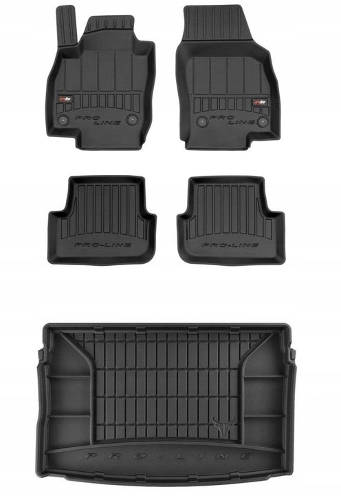 Set 3D gumové rohože Seat Ibiza 5 Hb od 2017- g