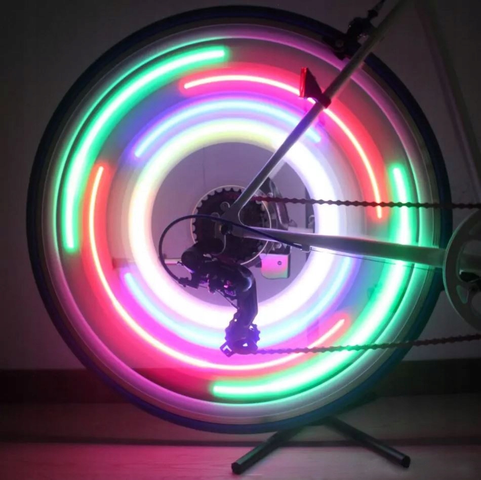 Світлодіодний світильник для велосипедного колеса, спиці RGB, модель, інші