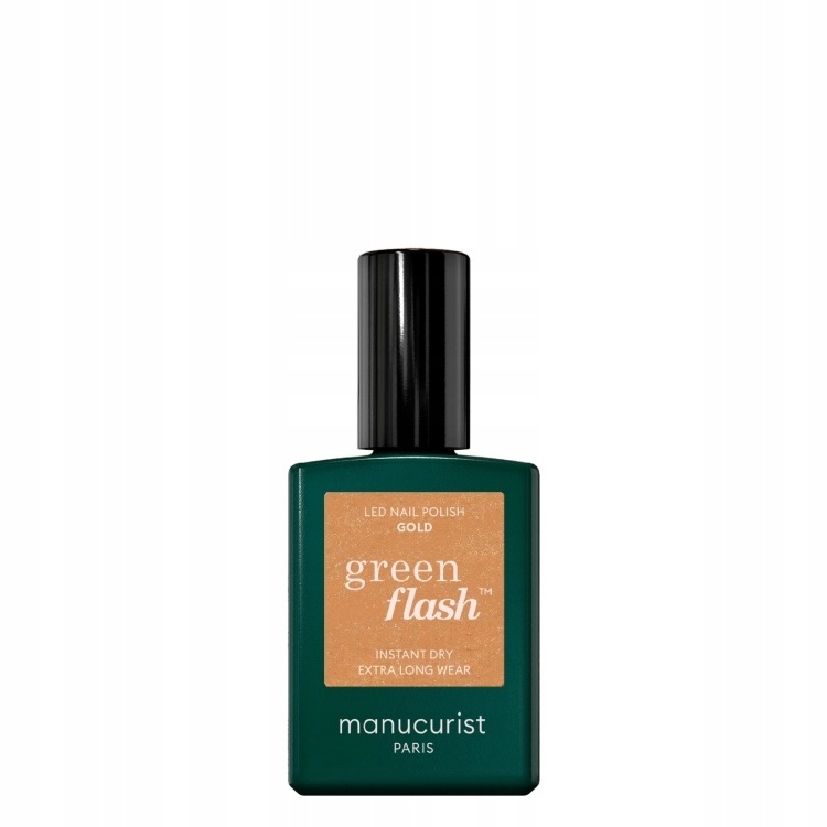 Manucurist Green Flash Led Gel Nail Lacquer lak na nehty Gold 15 ml