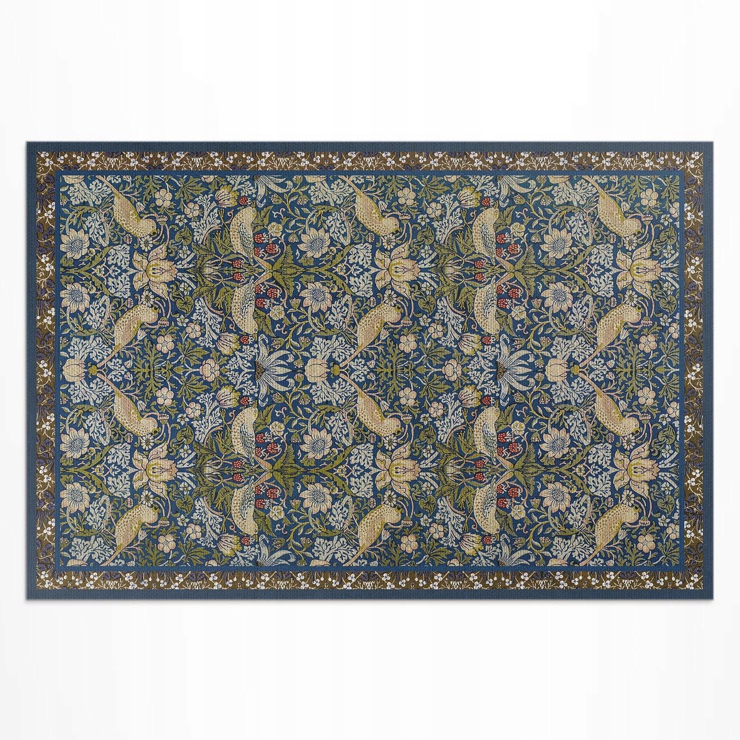 Vinylový koberec vodeodolný Uv Zlodej jahôd William Morris 150 x 100 cm