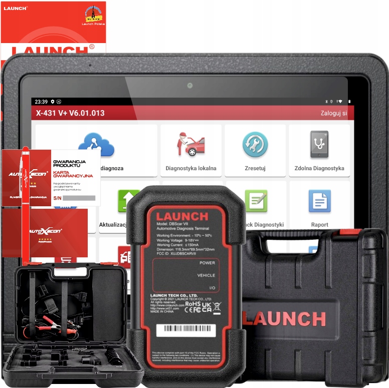 Launch X431 V+ 10" Profesionálny poľský jazyk