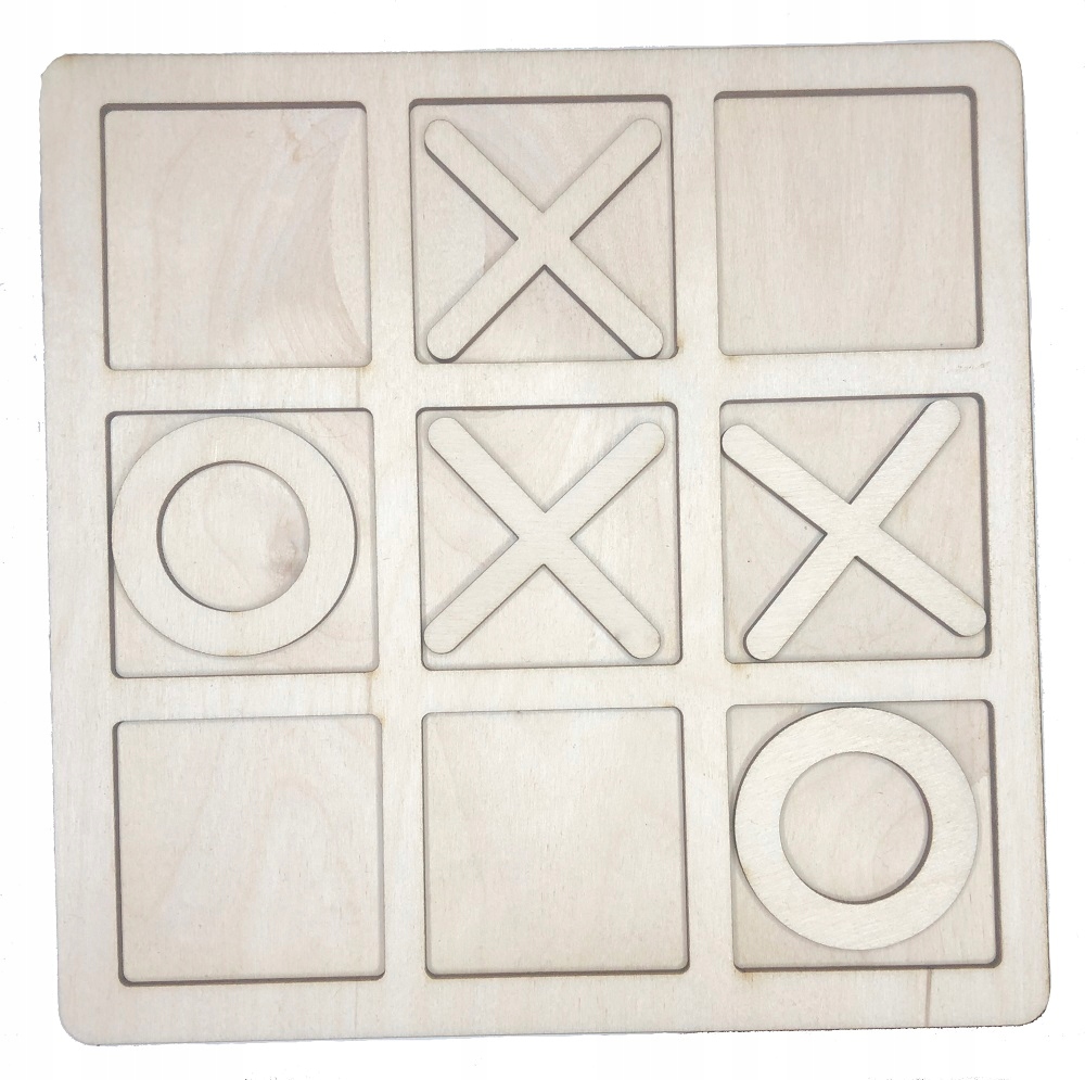 Drewniana gra KÓŁKO I KRZYŻYK prezent dla dziecka