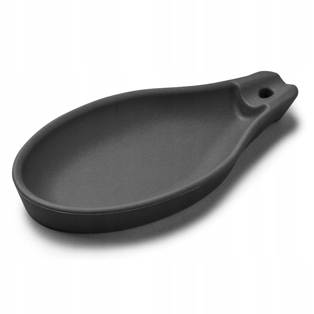 PODKŁADKA SILIKONOWA POD PRZYBORY KUCHENNE OCIEKACZ POD ŁYŻKĘ SZARA 20 cm