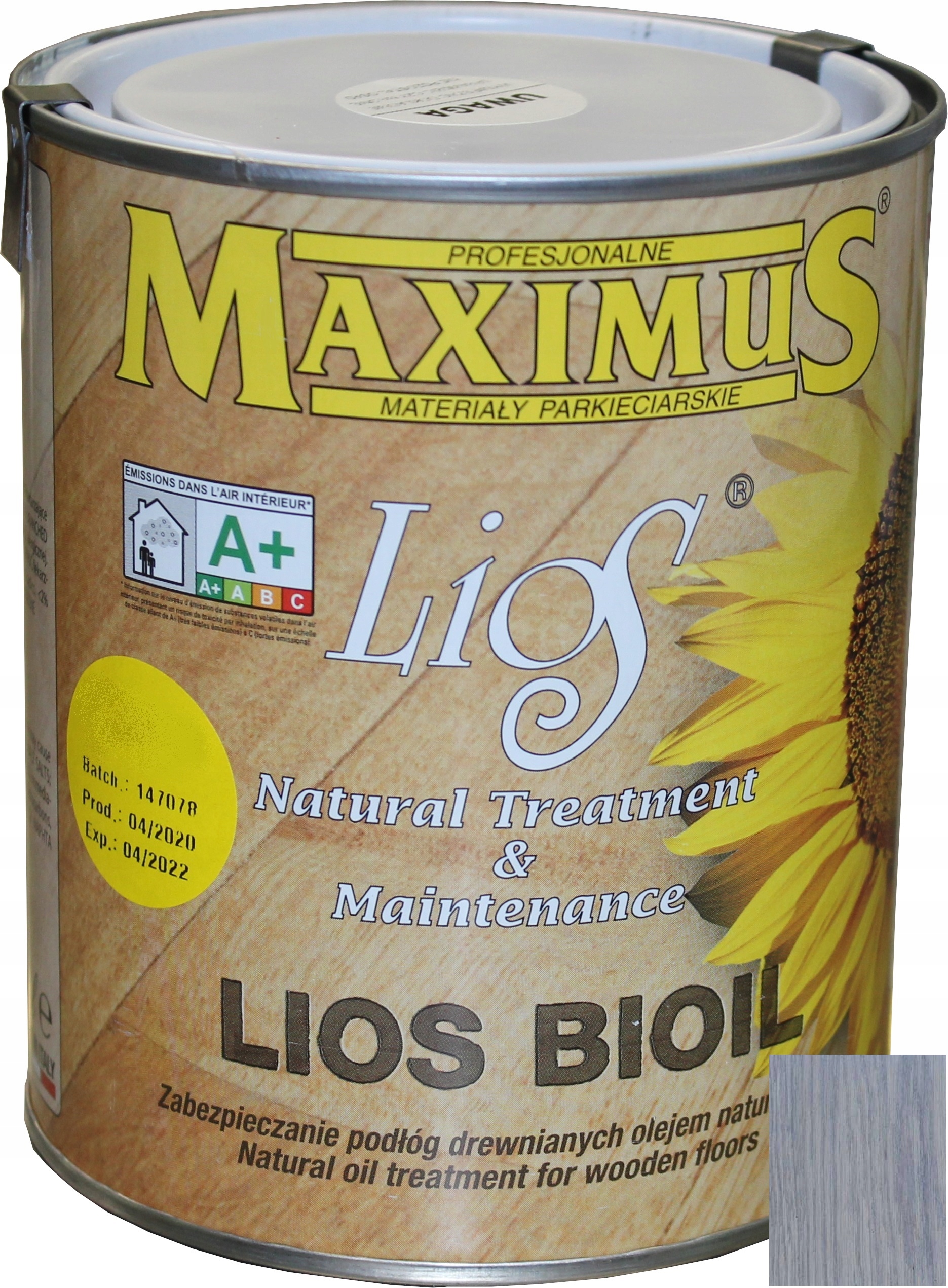 Maximus Lios Bioil Grigio 1L – olej na podlahy