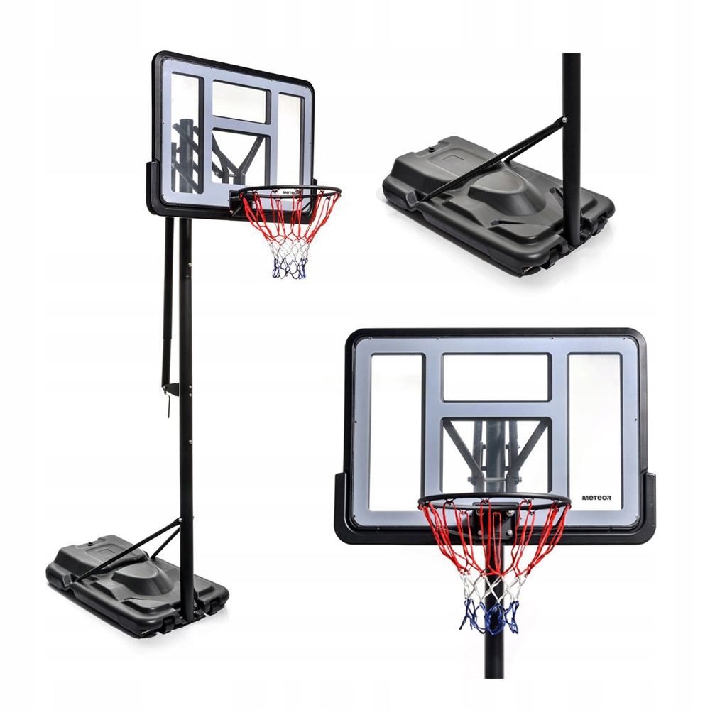 Tablica do koszykówki kosza kosz ogrodowy zestaw obręcz tarcza 230-305 cm