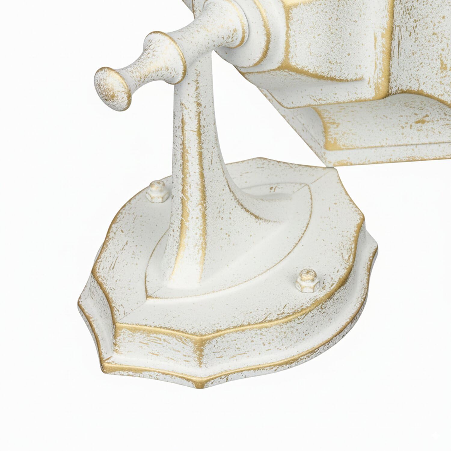 LICHT-ERLEBNISSE Lampa Zewnętrzna IP44 Biało-Złota Rustykalna — miniatura 6
