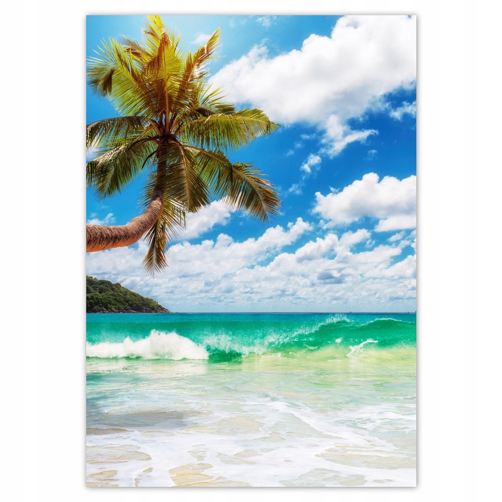 

Naklejki 70x100 Tropiki Palmy Plaża