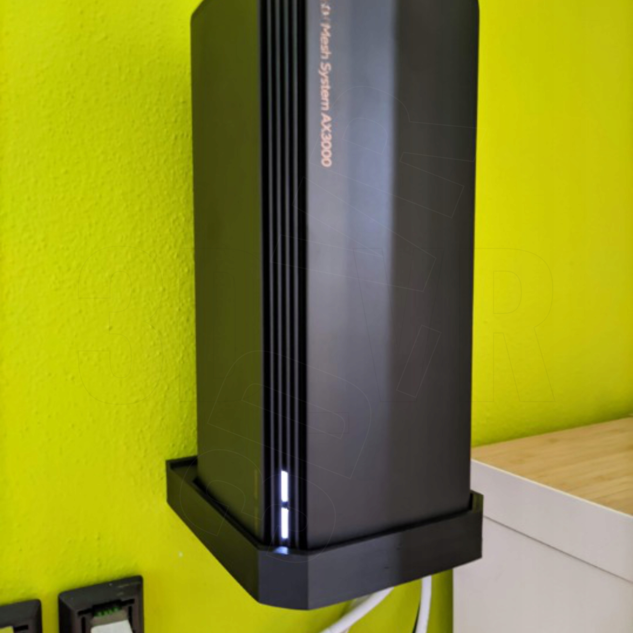 WIESZAK ŚCIENNY Routera Xiaomi mesh AX3000 AX1800 MOCOWANIE ŚCIENNE UCHWYT Pasmo 2,4 GHz 5 GHz brak informacji