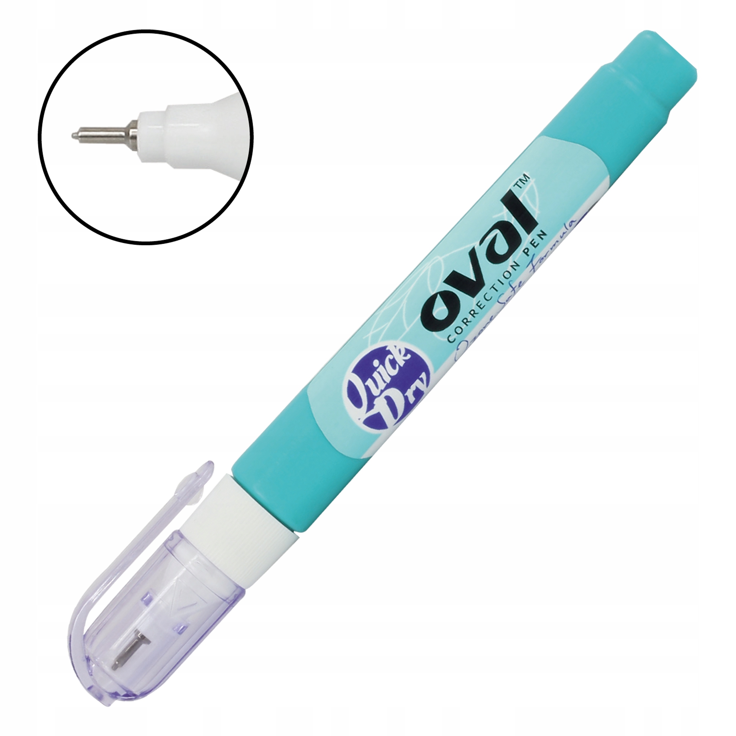 

Korektor W Piórze Metalowa Końcówka Oval ZIG-1000