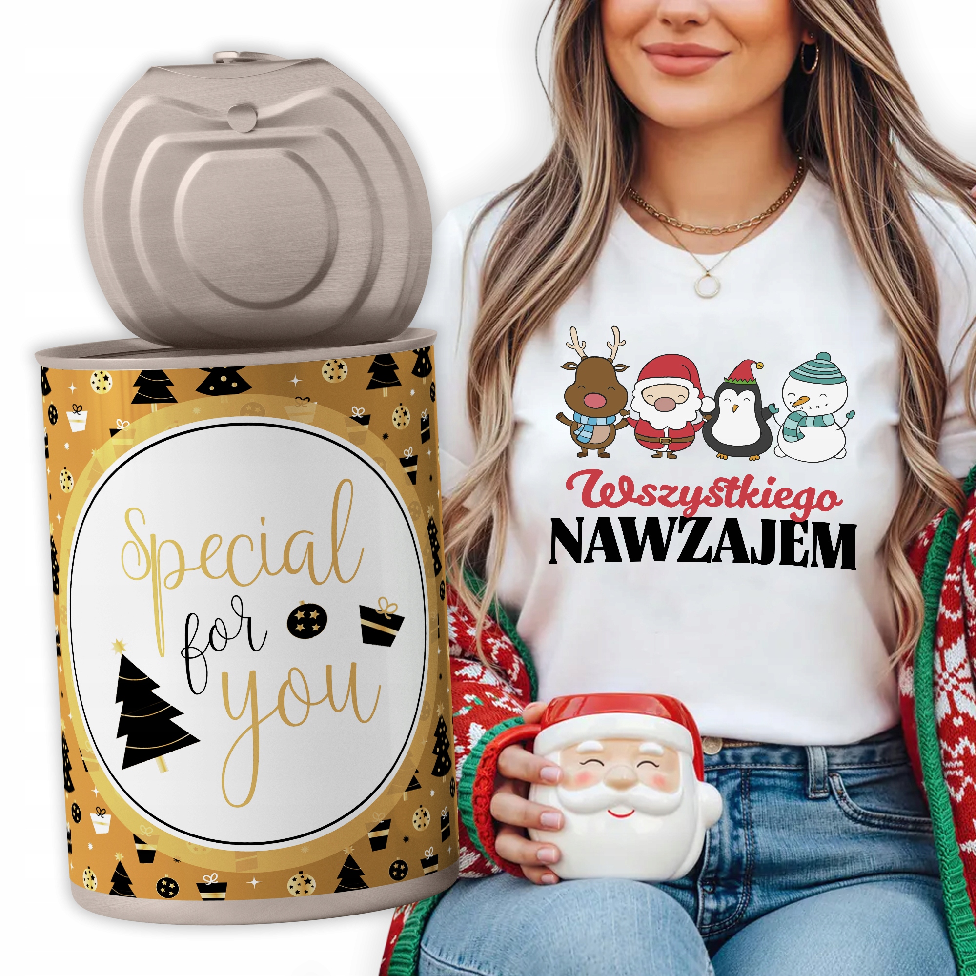 Tričko v krabičce Special For You Dámské Na Vánoce Všeho Navzájem M