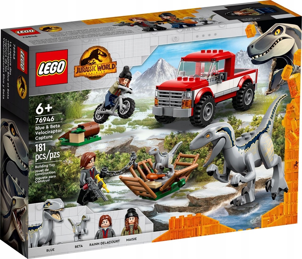 

Lego Jurassic World 76946 Dinozaury Blue i Beta