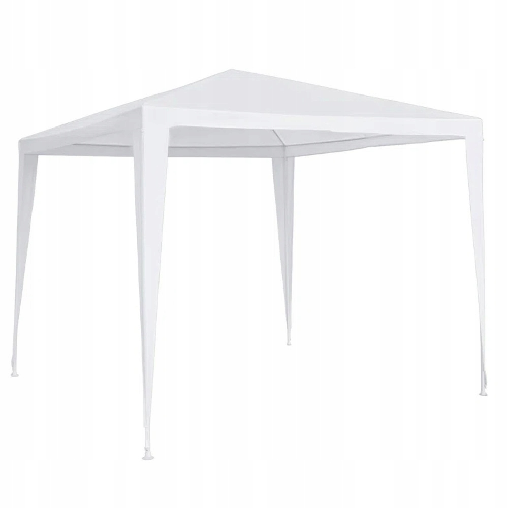 Pawilon Ogrodowy Namiot Handlowy 2,4x2,4 m Biały Altana Przeciwsłoneczna