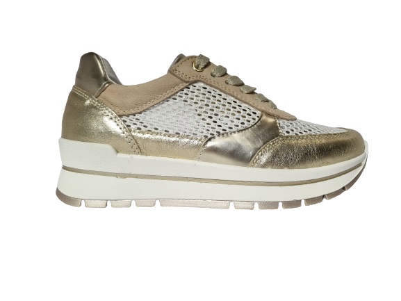 Igi&co 3660011 Sneakersy Damskie Beżowo-Złote